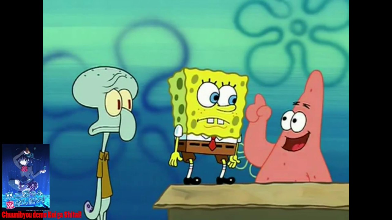 Anime portrayed by spongebob