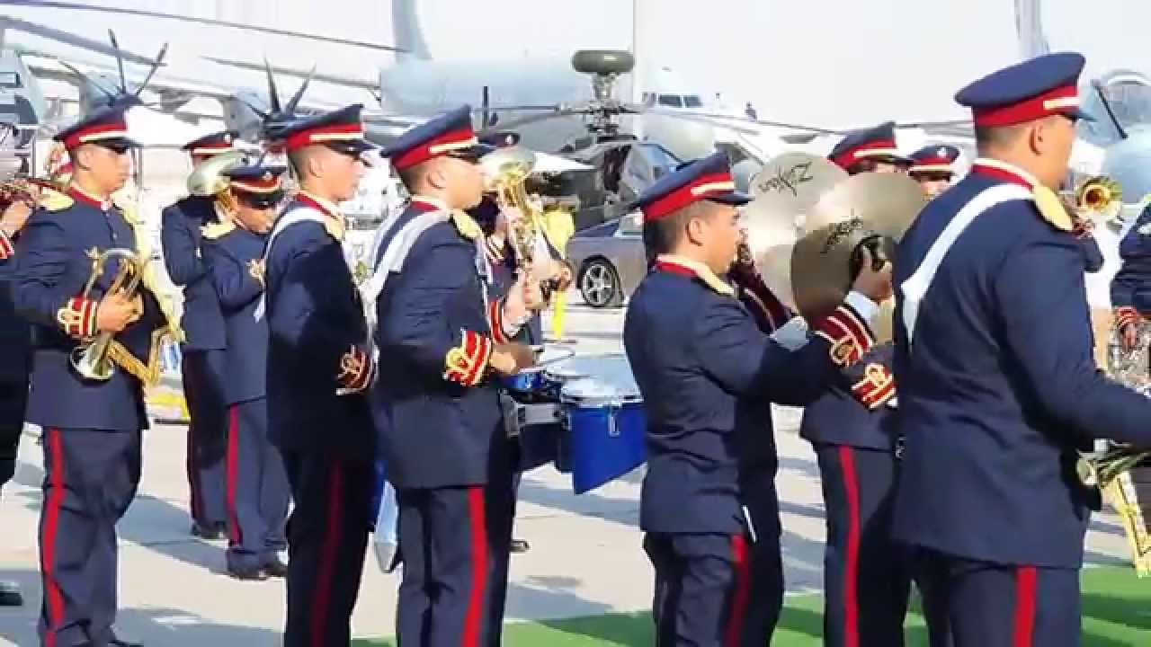 نداء الحسن   الفرقة النحاسية التابعة للقوات الملكية الجوية في معرض دبي للطيران