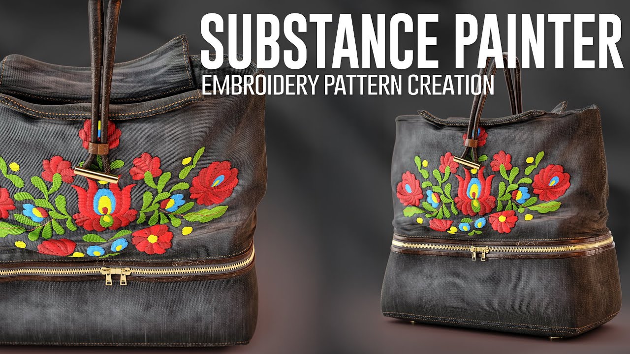 Создание рисунка для вышивания в Substance Painter — просто и быстро!