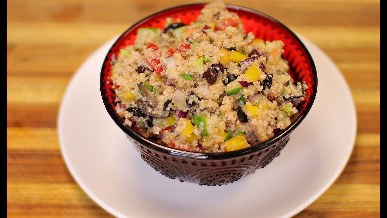 Bulgur Salad - homemade vegan recipes - healthy recipe channel - summer recipe - vegan meal prep