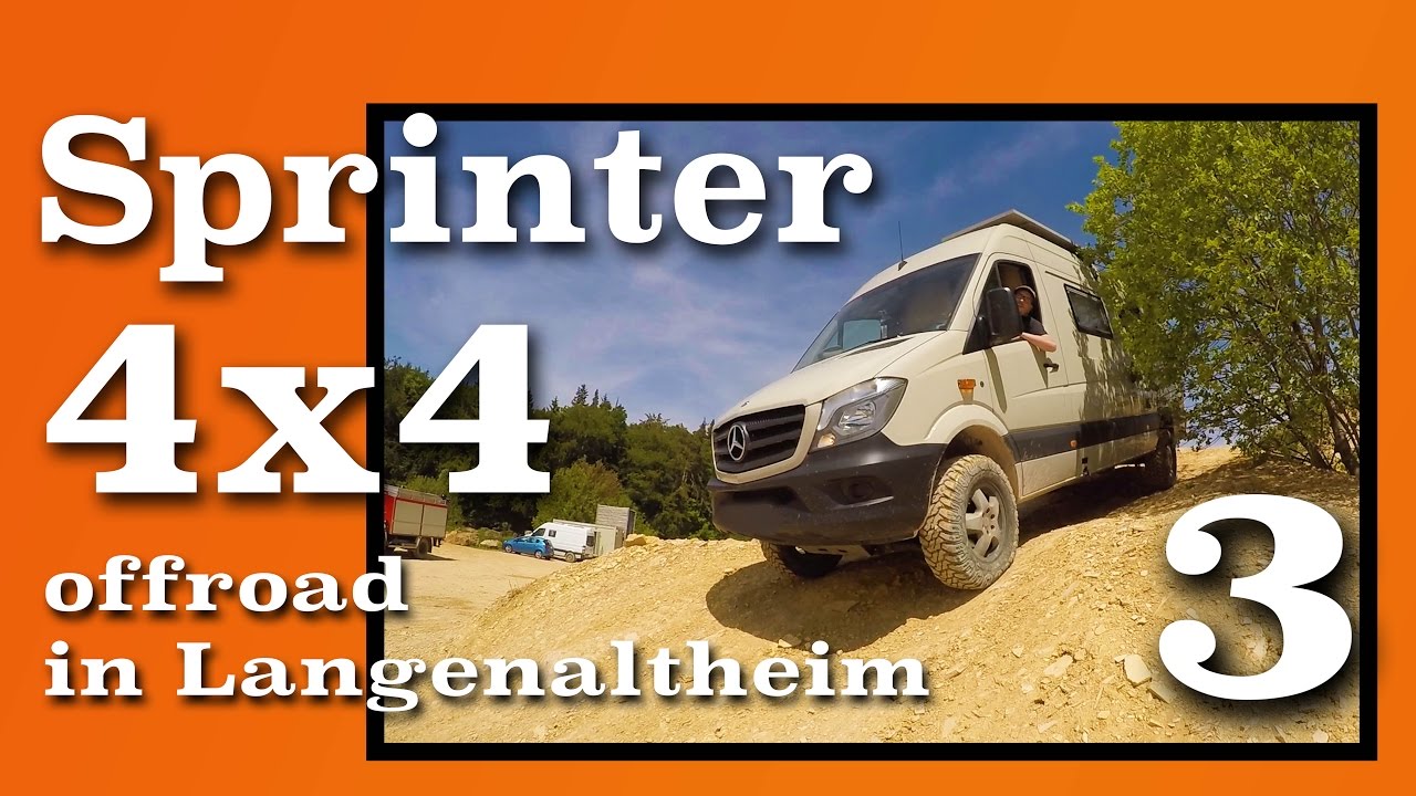 Sprinter 4x4 offroad in Langenaltheim - Part 3