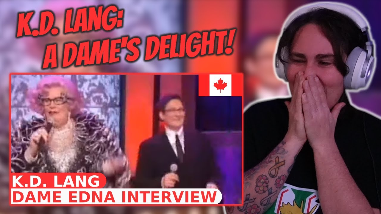k.d. lang — интервью с Дамой Эдной | Australian Reacts | AussieTash