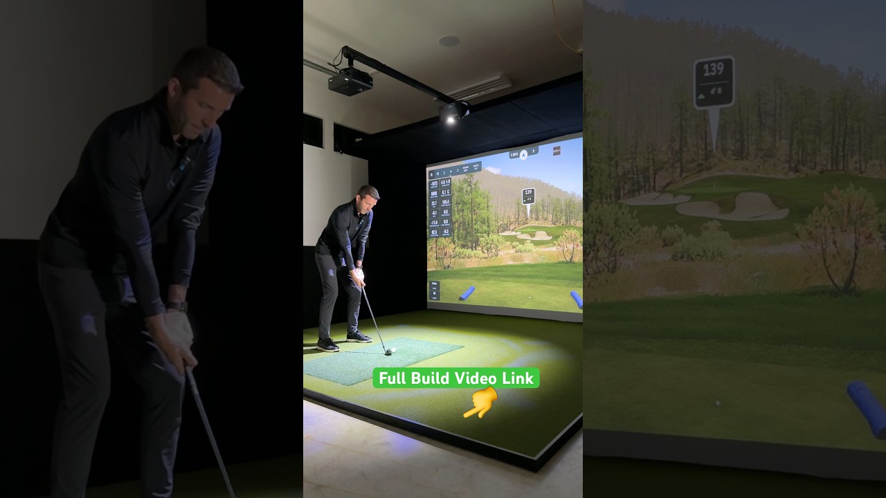 New DIY Home Golf Simulator Build! SimBooth & IDRA 2 FULL REVIEW! 