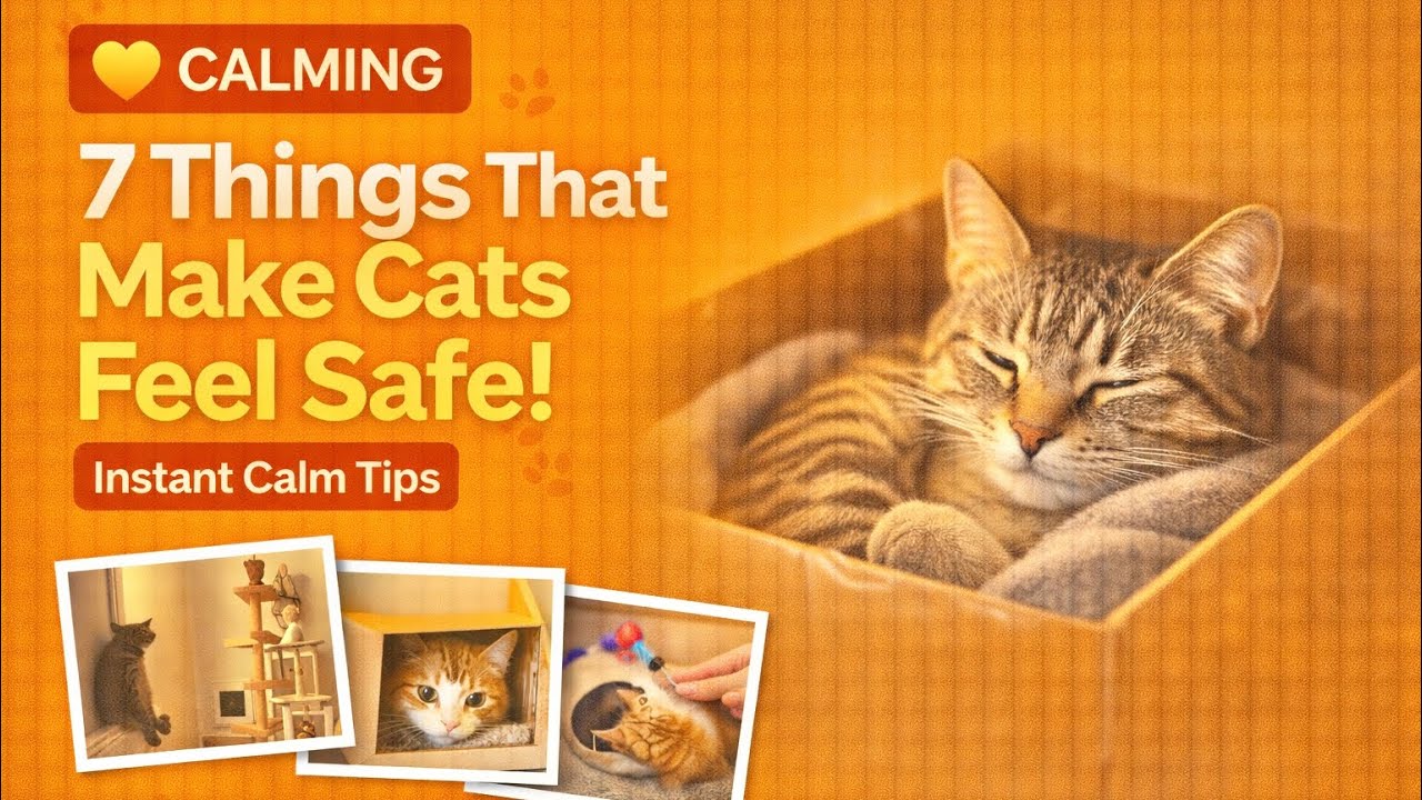 7 вещей, которые мгновенно создают у кошек чувство безопасности!