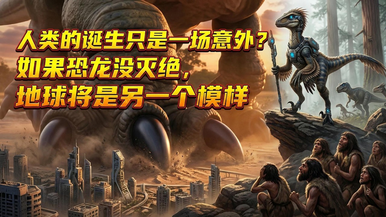 人类的诞生只是一场意外？如果恐龙没灭绝，地球将是另一个模样
