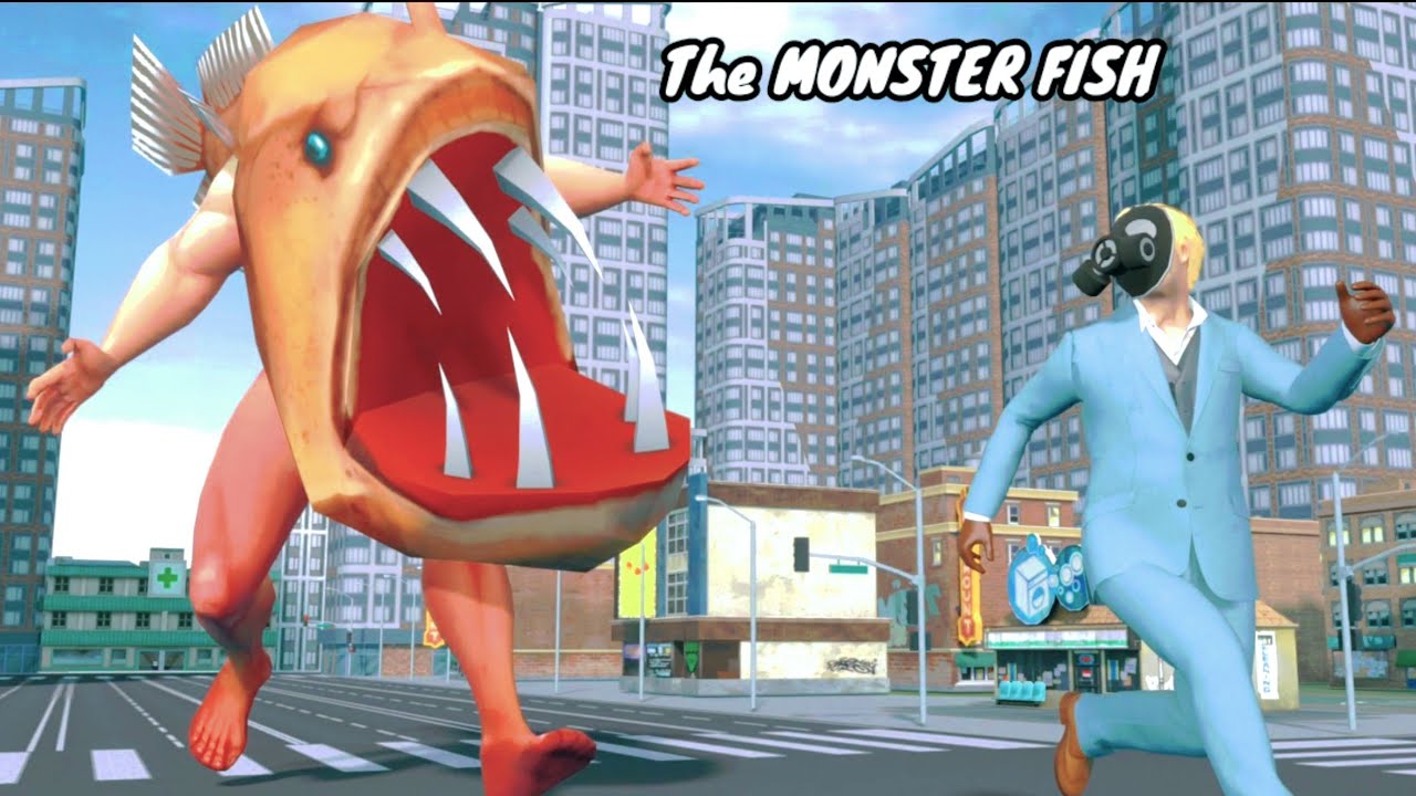 The monster fish war shooting battle gameplay