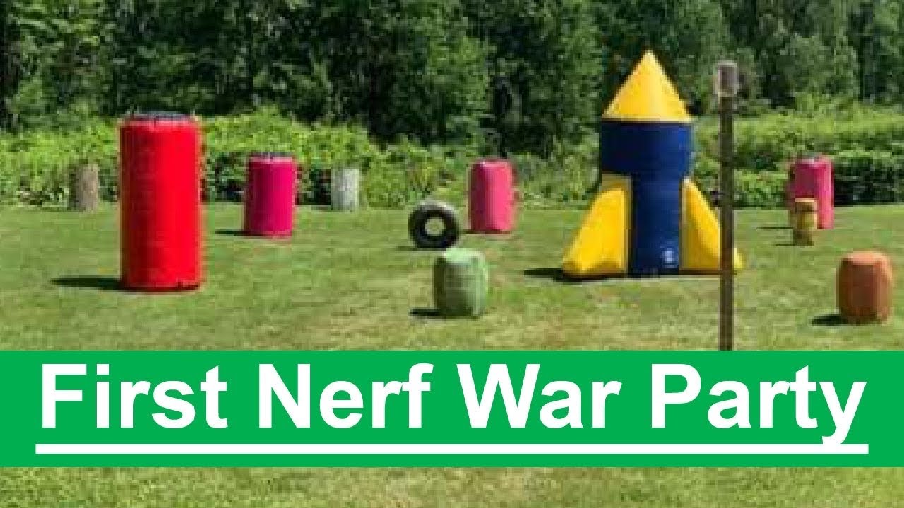 First Nerf War Party