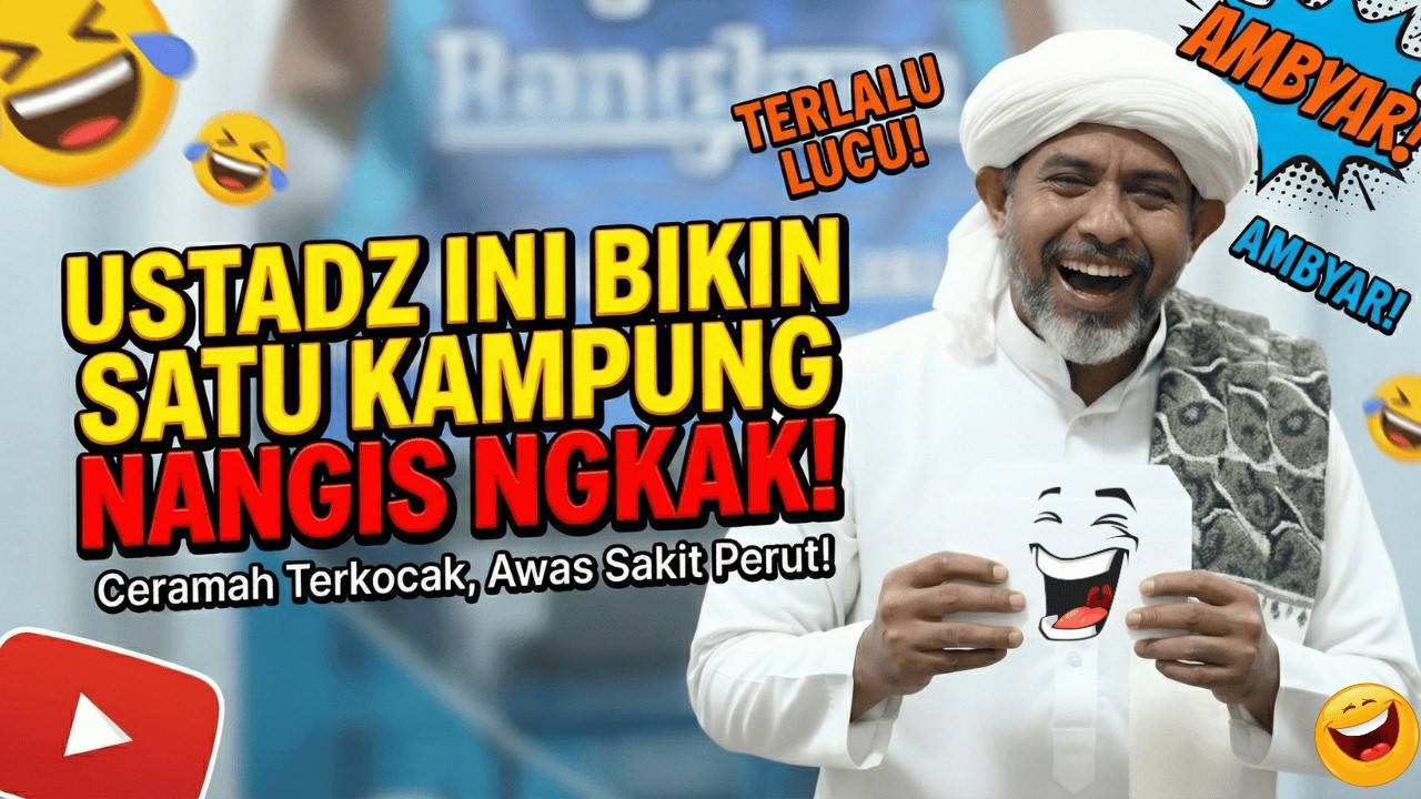 AWAS SAKIT PERUT! 🤣 Ceramah Paling Kocak Habib Musthofa Alhaddar Bikin Satu Kampung Ngakak!