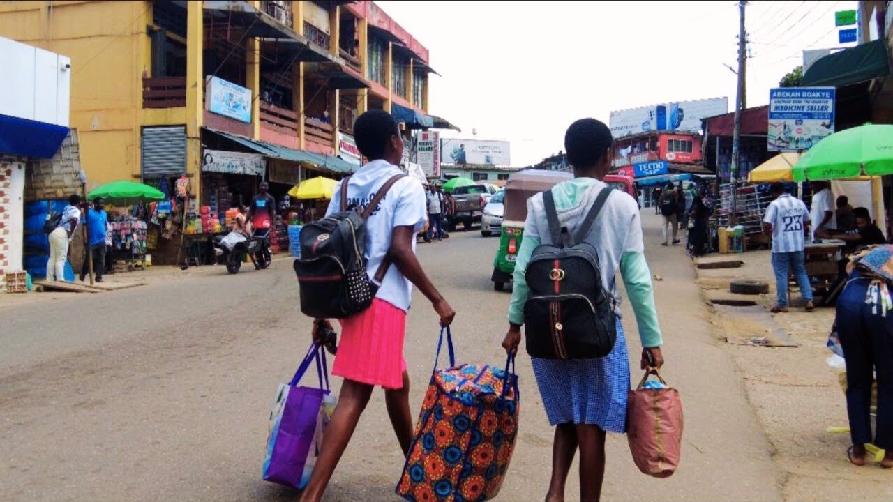 Exploring Obuasi Downtown | Beautiful Street Activities in Ghana