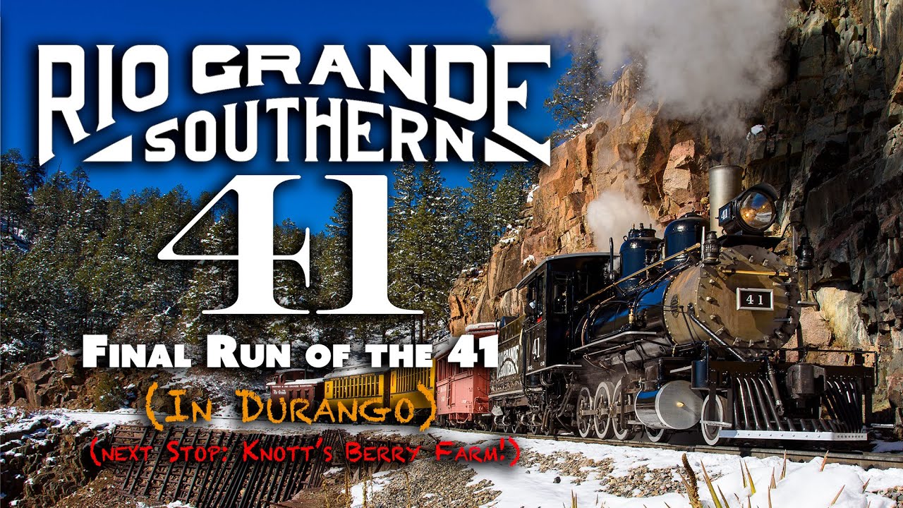 Rio Grande Southern 41 Leaves Durango For The Final Time