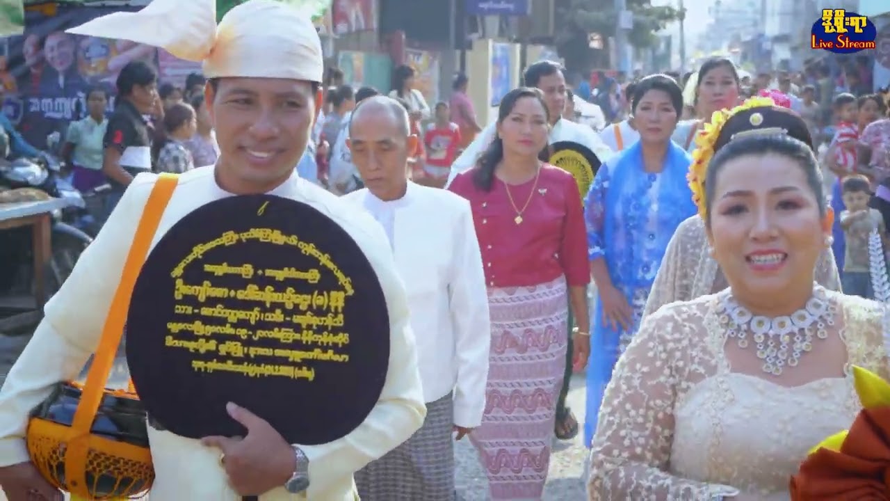ဦးကျော်ဇော + ဒေါနီနီ (နီနီ-ကုန်စုံဆိုင်) မိသားစု အလှူတော် ရှင်လောင်းလှည့် စ-ဆုံး