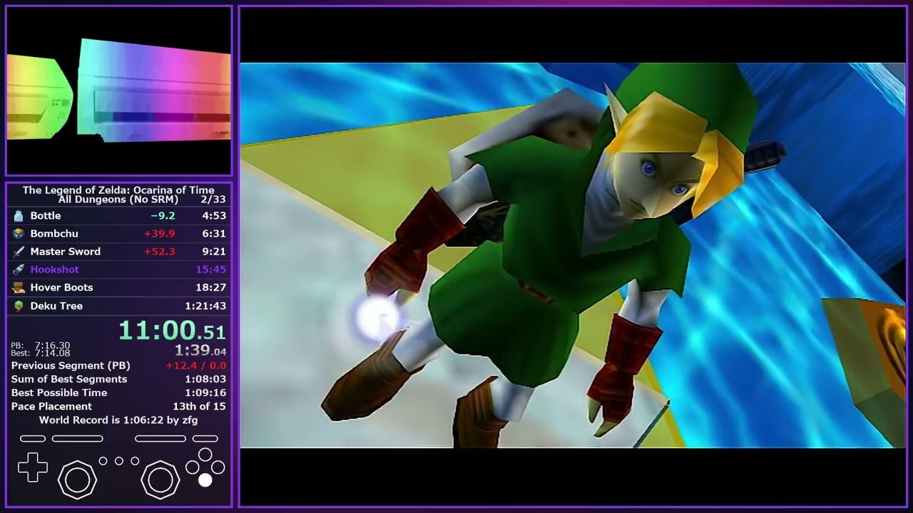 OoT Speedrun : All Dungeons in 1:11:57