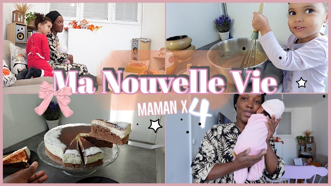 Une MATINÉE de maman SOLO ✨ ANNONCE PRÉNOM DE BÉBÉ 🎀 recette GÂTEAU QUI PLEURE 🍫