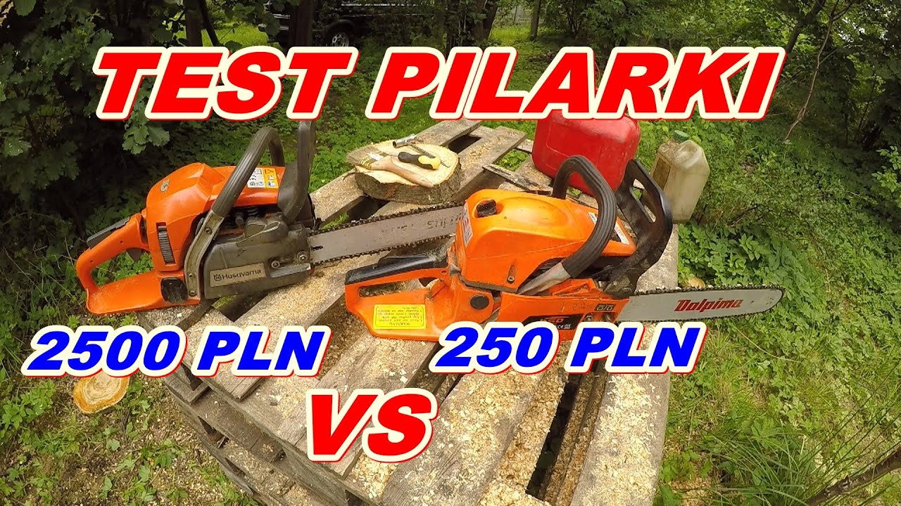 Бензопила Husqvarna и китайская бензопила / сравнение Тест на резку Мнение