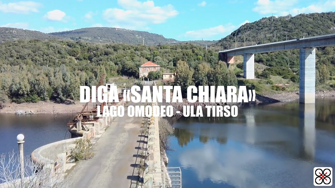 Diga &laquo;Santa Chiara&raquo;  sul lago Omodeo (Ula Tirso)