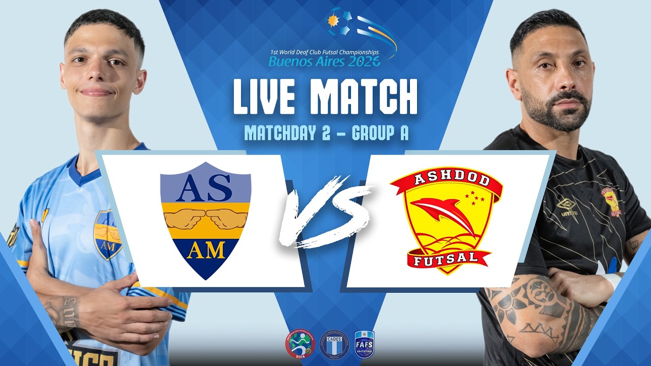 MATCHDAY 2 - GROUP A | ASAM vs DSC DOLPHINS | MEN | DIFA World Club Deaf Futsal Championships
