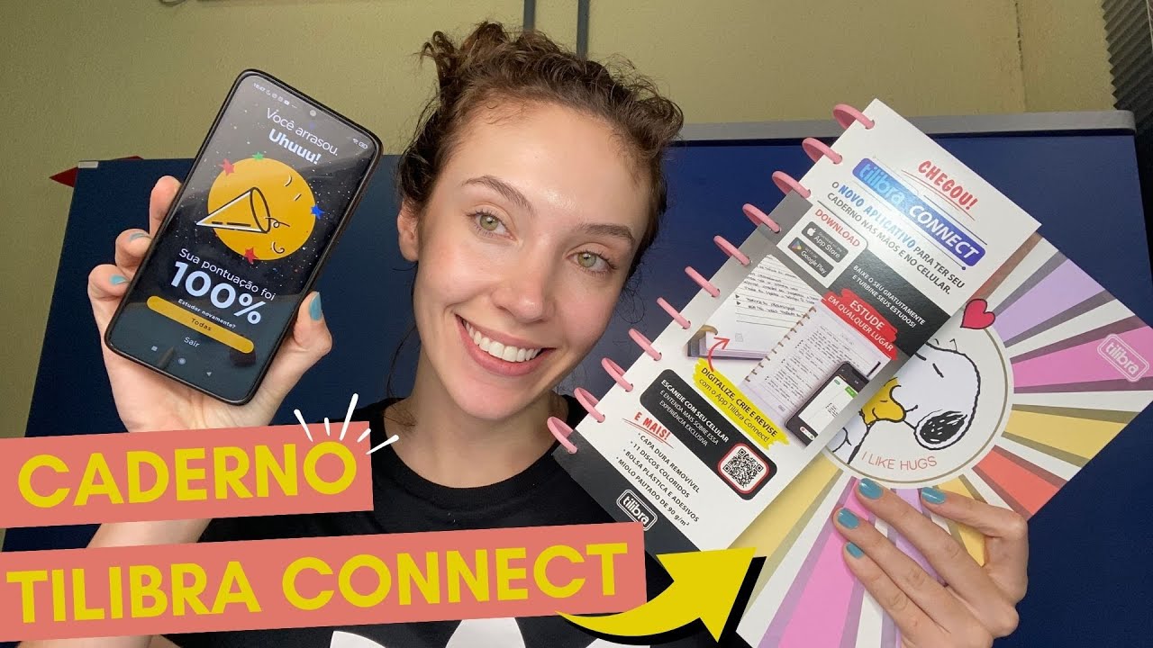 TODOS OS DETALHES DOS CADERNOS COM A TECNOLOGIA TILIBRA CONNECT, VEM CONFERIR!