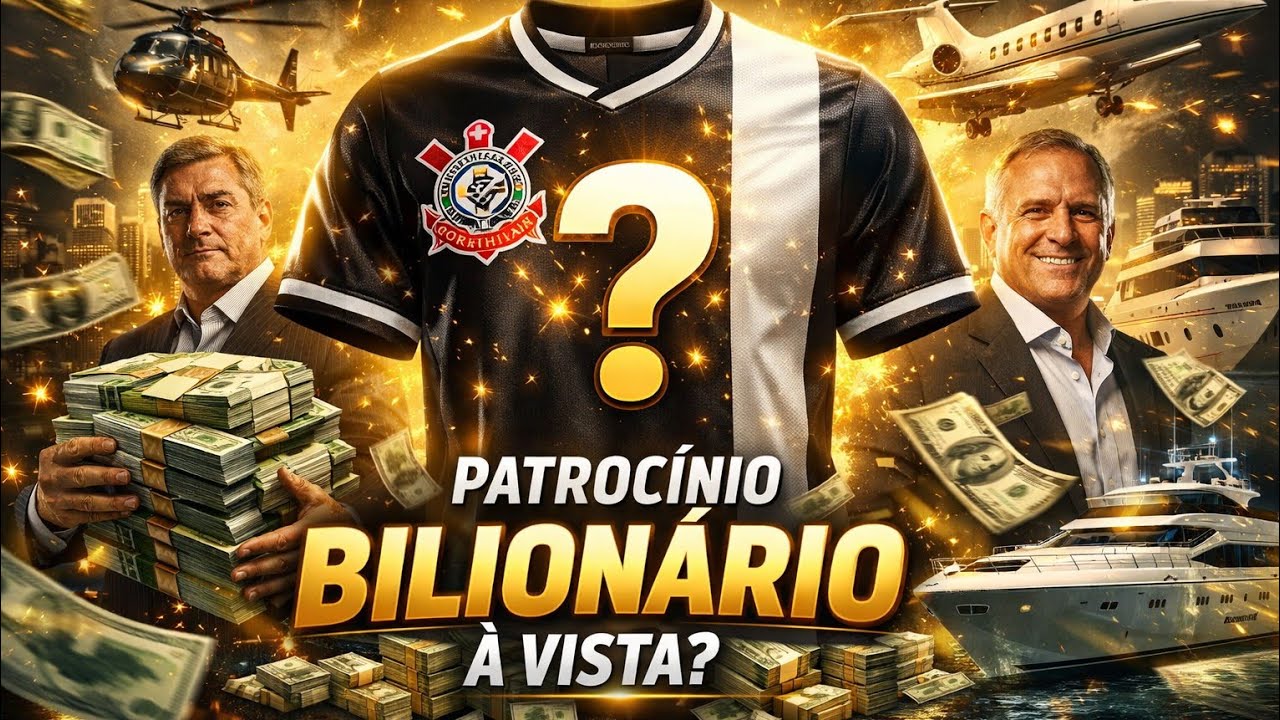 CORINTHIANS PRESTES A FECHAR PATROCÍNIO BILIONÁRIO! Bilionários brasileiros disputam espaço no manto