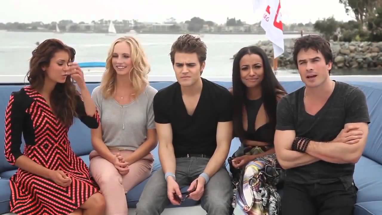 The Vampire Diaries Cast At TV Guides Yacht Party Comic Con 2013 Interview