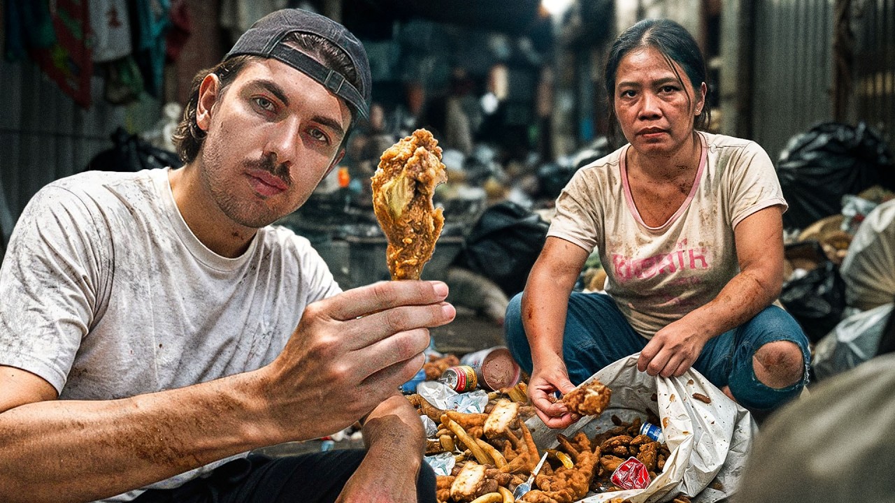 In diesem Slum essen die Menschen Müll (es ist extrem)