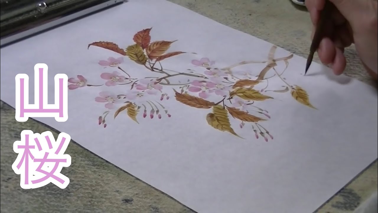 桜の描き方【山桜】