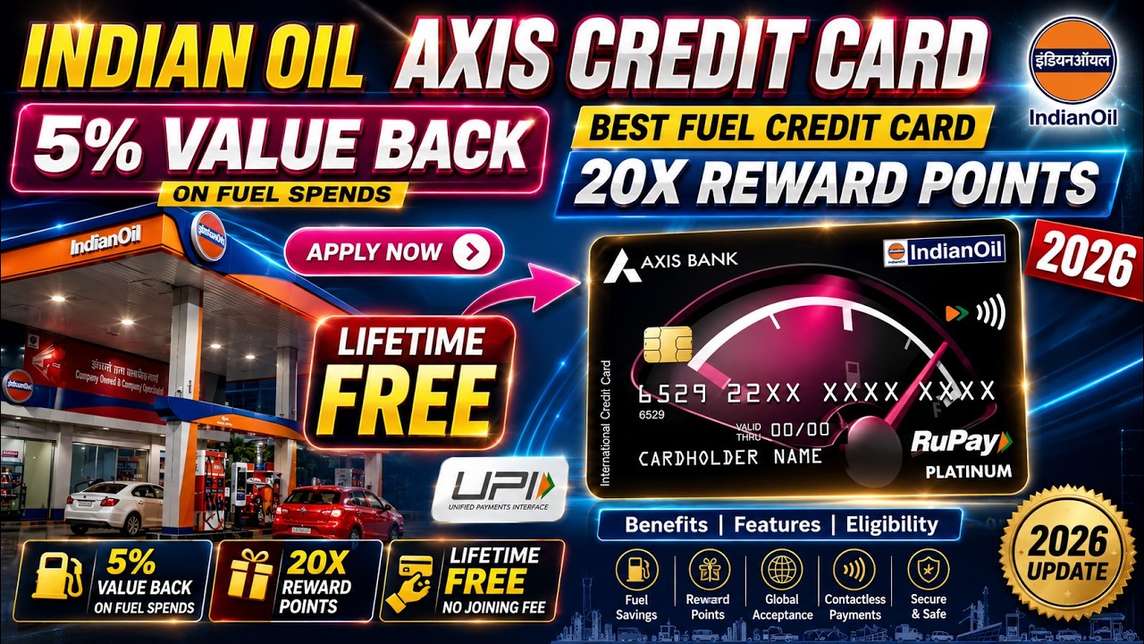 Axis Bank Indian Oil Credit Card Review 2026: Benefits, Charges & Apply