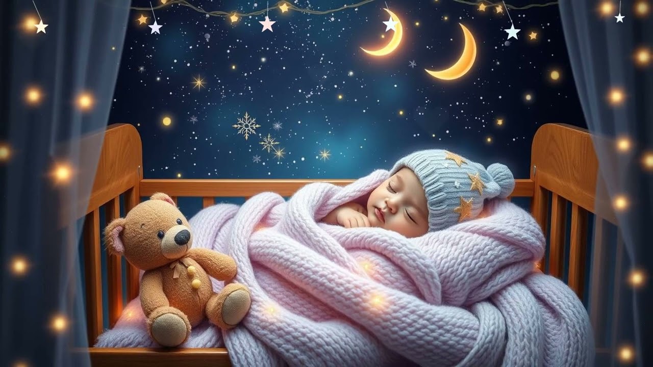 🌧️ Rainy Cradle Dreams 🌙 Peaceful Sleep Music for Babies 💖