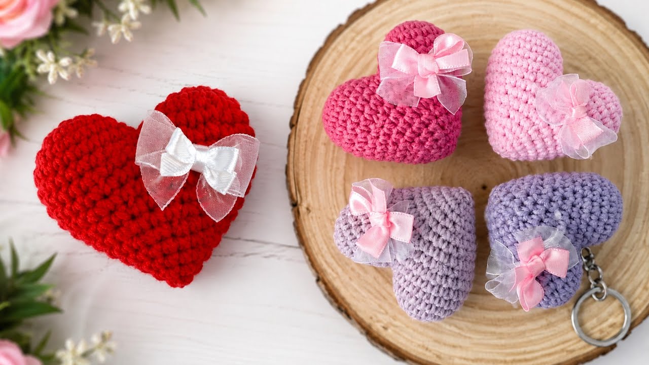 TUTORIAL Corazón a Crochet Paso a Paso | Crochet Heart TUTORIAL – Pattern in English