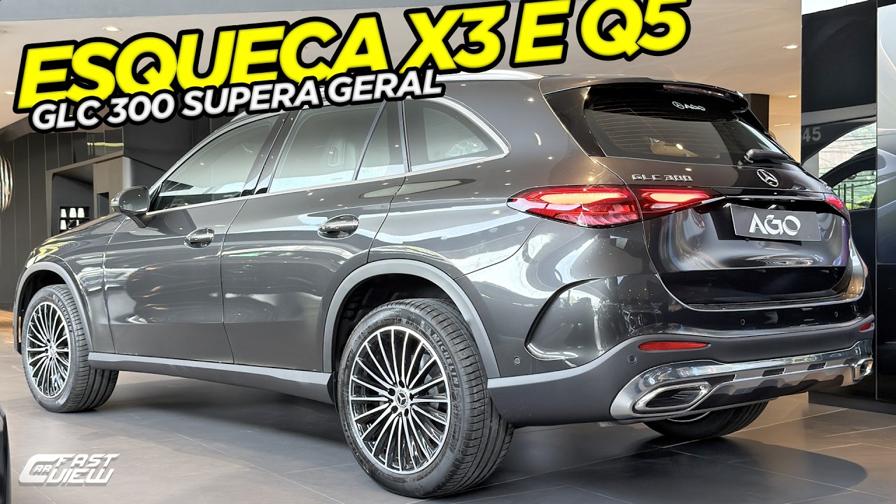NOVO MERCEDES BENZ GLC 300 2026 HÍBRIDO, TRAÇÃO INTEGRAL MELHOR E +LUXUOSO QUE AUDI Q5 E BMW X3?