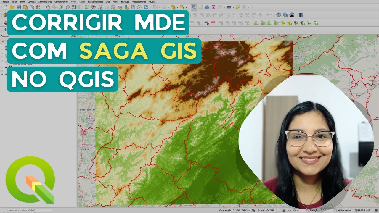 Corrigir MDE com o SAGA GIS no QGIS