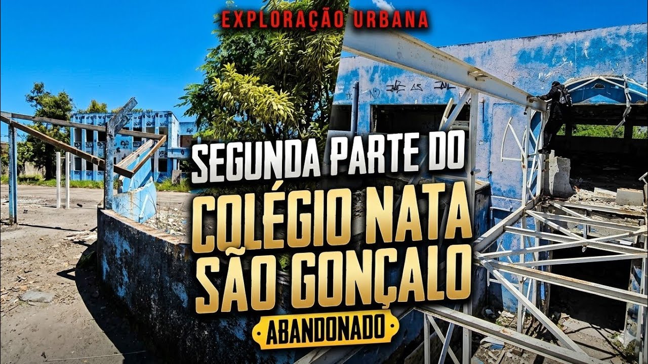 Segunda parte do prédio do colégio nata abandonado.#cacadordelendas #aventura #gopro 