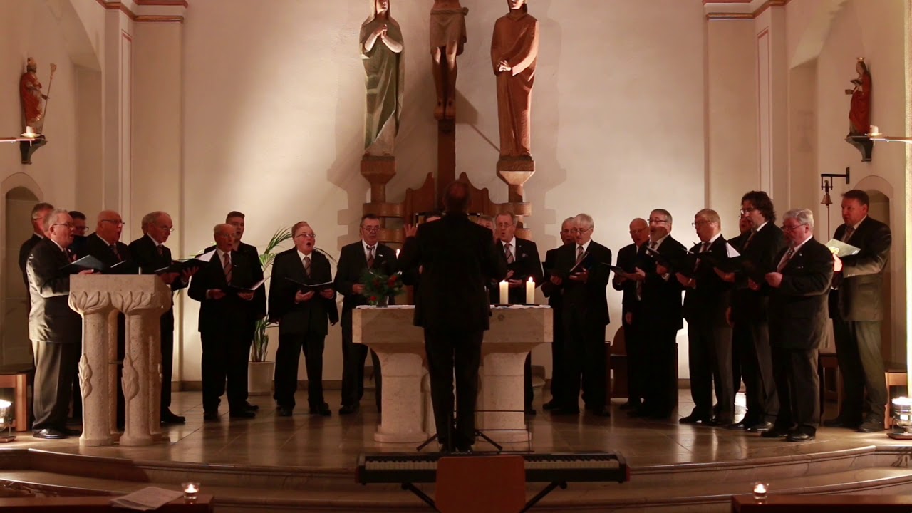 2016 12 17 Choradvent Männerchor Frohsinn   Markt und Straßen stehn verlassen