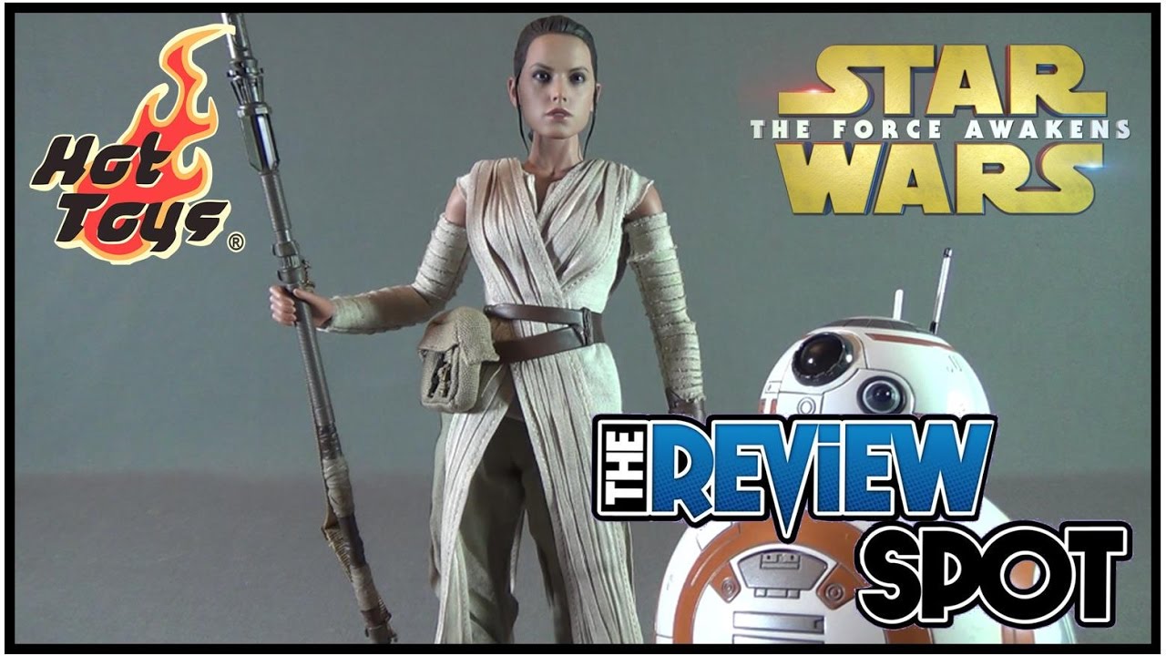 Collectible Spot - Hot Toys Star Wars The Force Awakens Rey and BB-8 Sixth Scale Figure Set