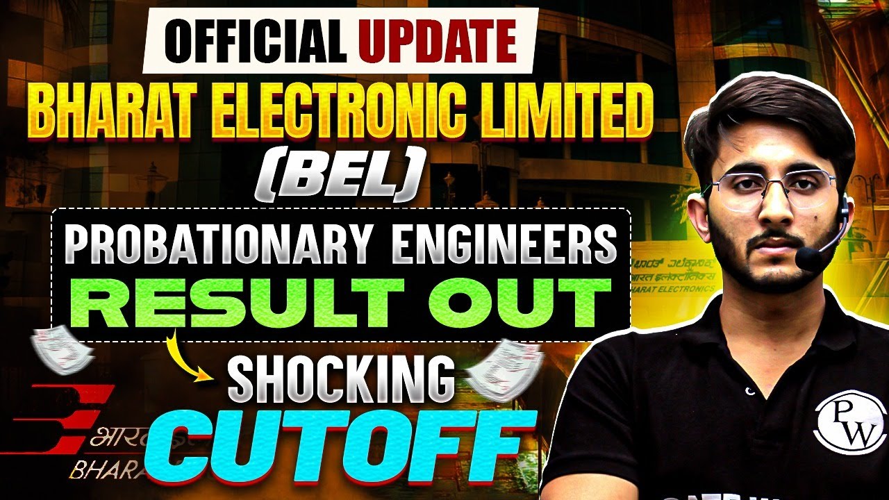 BEL Result 2025 OUT 🔴 | BEL Probationary Engineer Cut Off Too High? | How To Check Result?