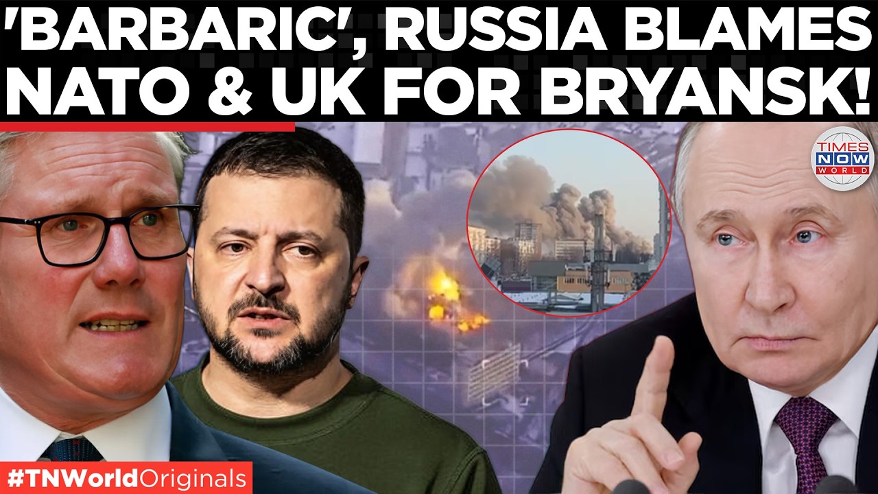 BRYANSK ATTACK: Russia Accuses UK Storm Shadow Attack, Points Finger At NATO! | US-Iran War