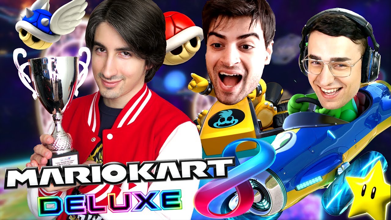 BLAZI FA COSE STRANE 😲 NUOVA PISTA ARCOBALENO DIFFICILISSIMA @Tuberanza Mario Kart 8 Deluxe DLC ITA