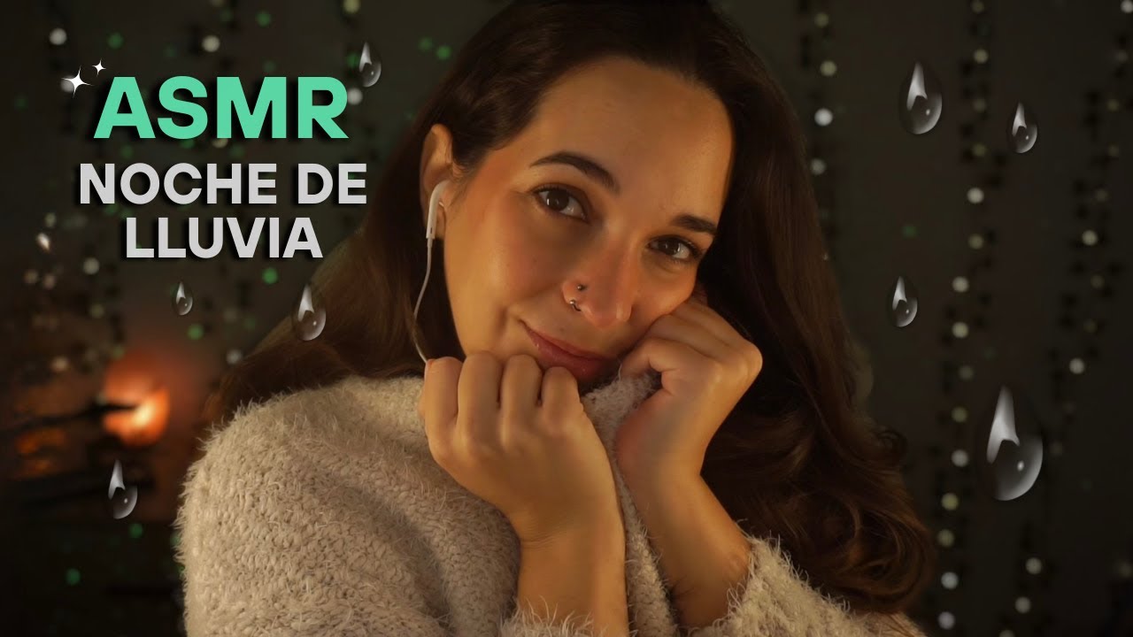 ASMR Noche de lluvia relajante para dormir 🌧