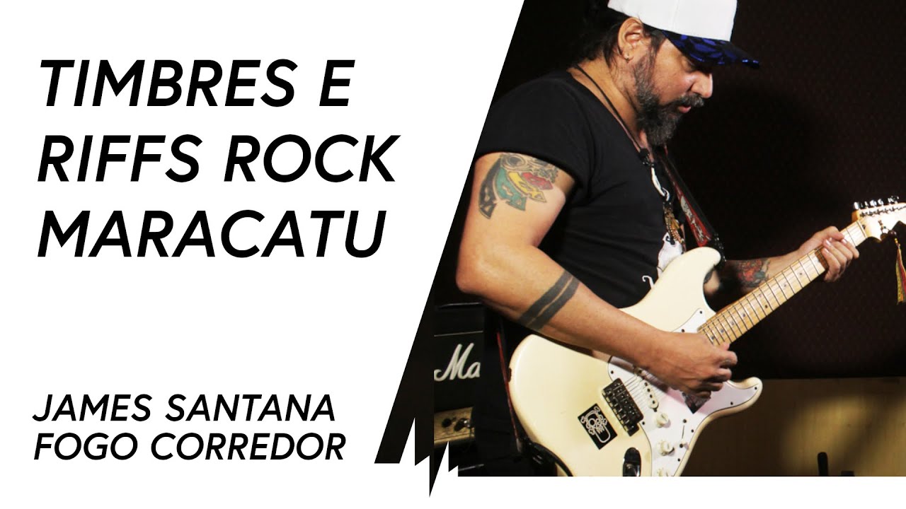 GUITARRA FENDER COM TIMBRE PESADO DO JAMES SANTANA DO FOGO CORREDOR
