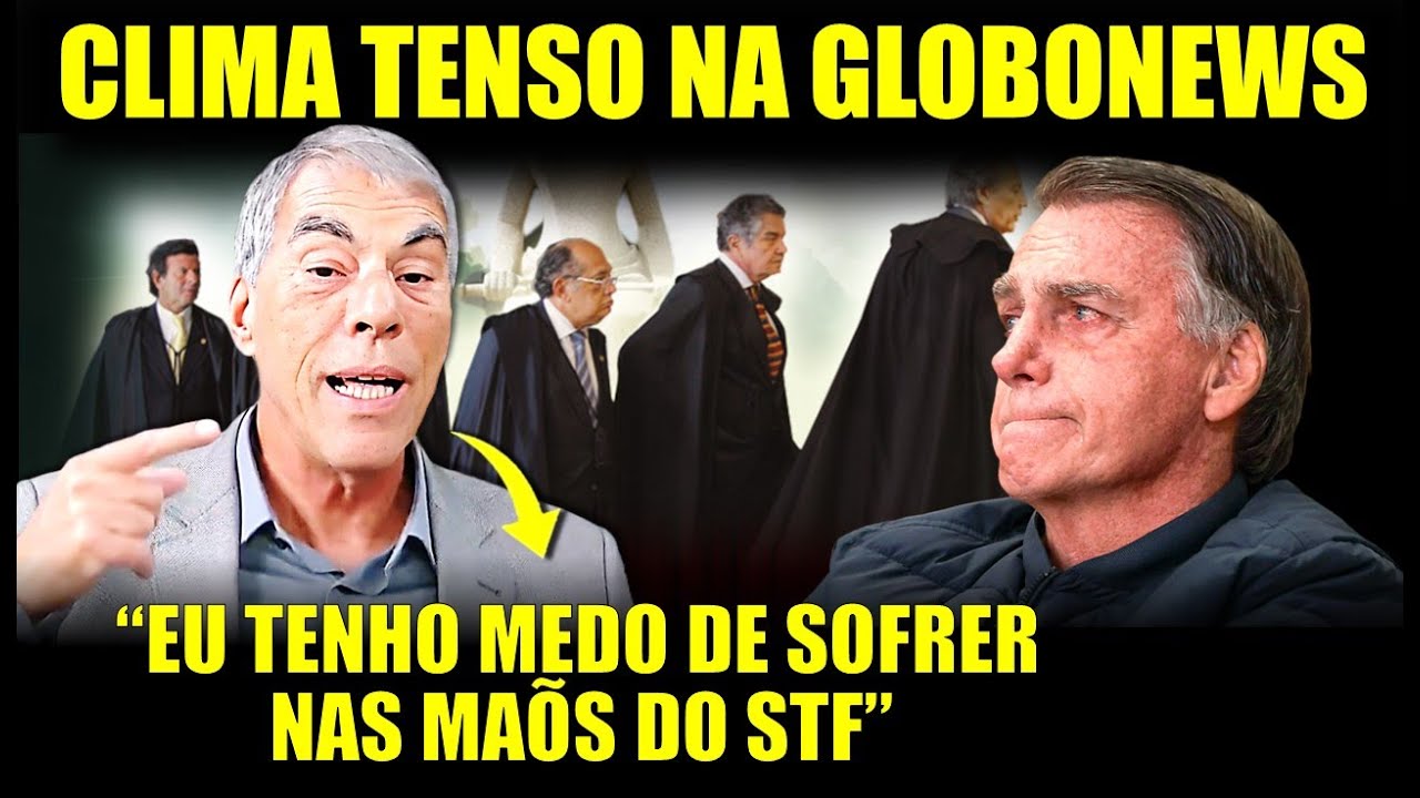 Demétrio teme ser censurado por Moraes, detona STF expõe ditadura da toga ao vivo na Globo!