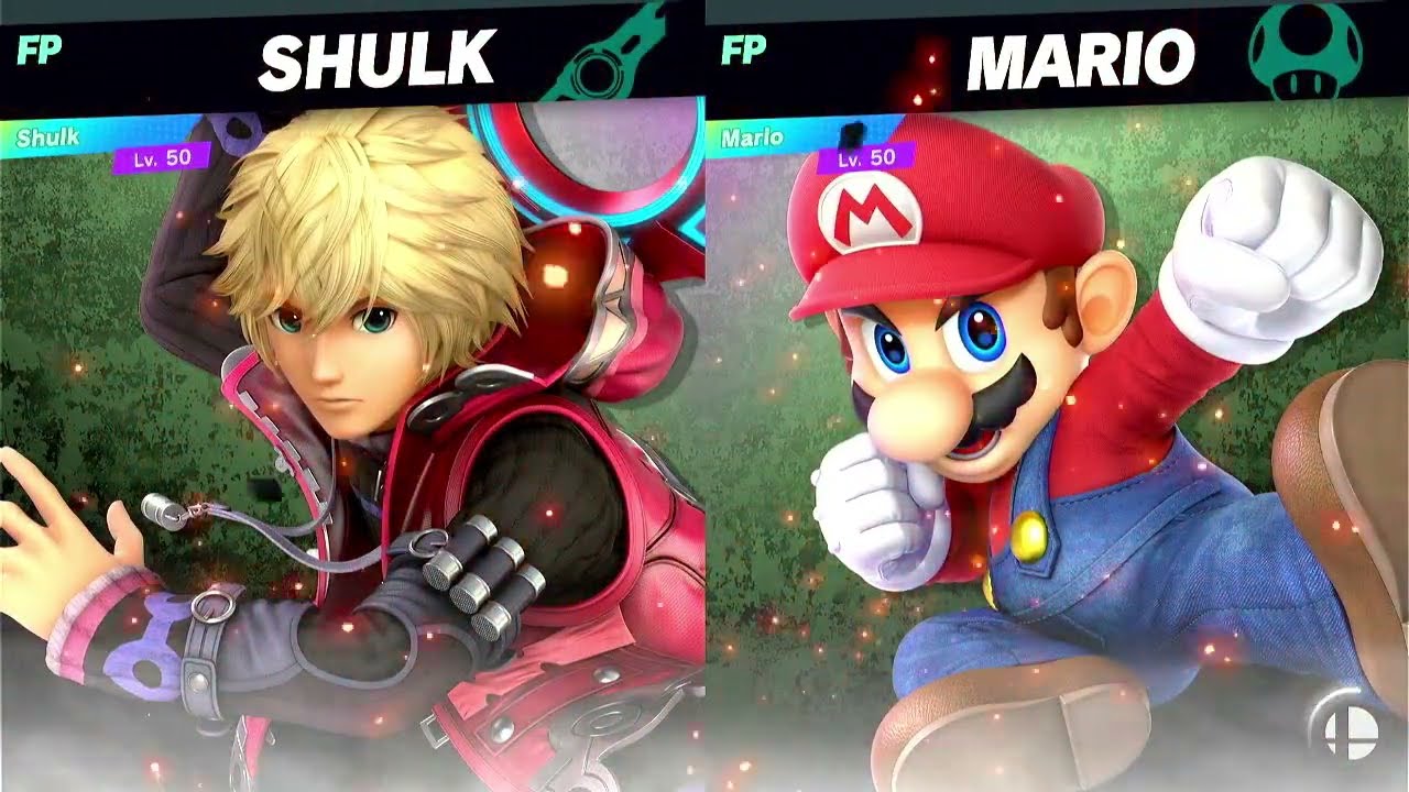 Super Smash Bros Ultimate Amiibo Fights Shulk vs the World #1 vs Mario