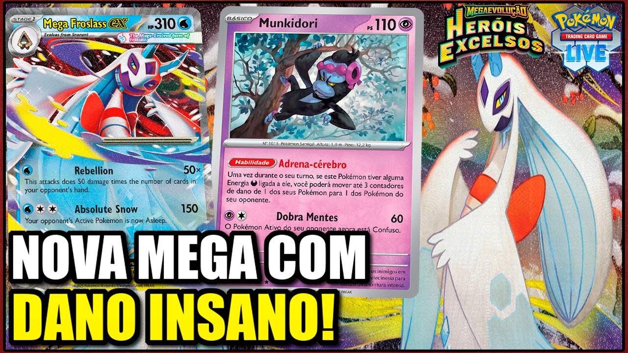 Novo Deck Mega Froslass com Dano Surpreendente!  | Pokémon TCG Live