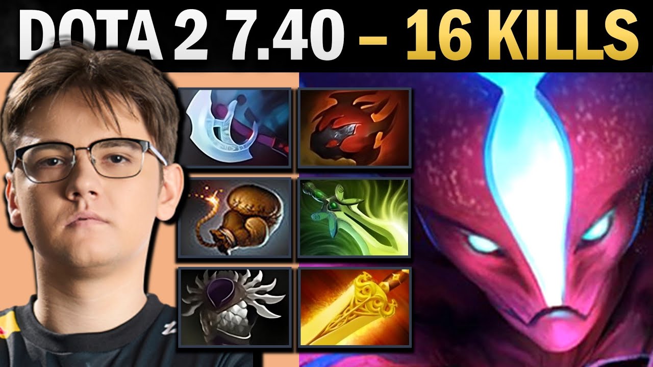 Spectre Pro Carry with 16 Kills and 19 Kills - Dota 2 Gameplay