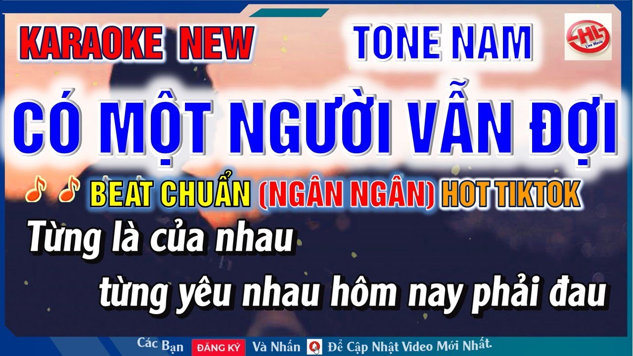 CÓ MỘT NGƯỜI VẪN ĐỢI RUMBA KARAOKE TONE NAM - NGÂN NGÂN