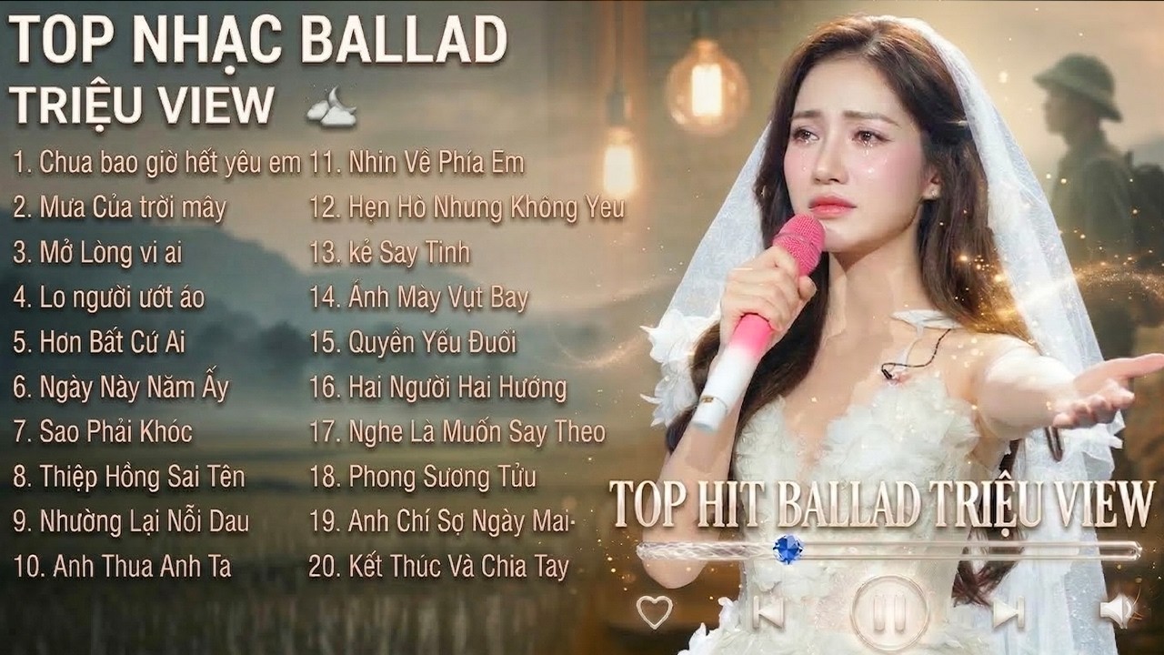 Top 20  Bản Hit Triệu View Hay Nhất 2026 | Chưa Bao Giờ Hết Yêu, Mưa Của Trời Mây | Nhạc Trẻ Ballad