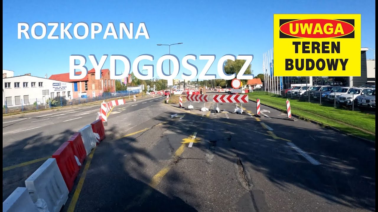 Rozkopana 🚧 Bydgoszcz. Jedziemy to zobaczyć😲 #bydgoszcz #budowa #citi