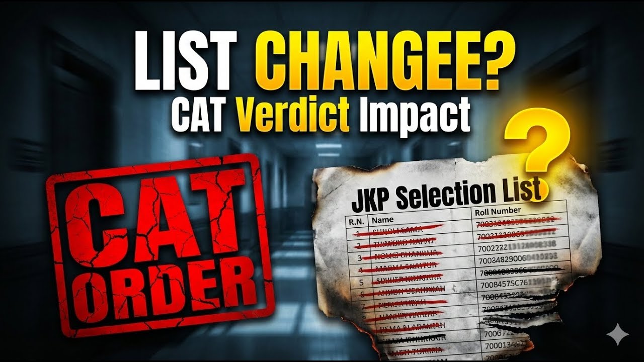 JKP CONSTABLE selection list Change? | CAT judgement explained | #jkssb #jkpconstable