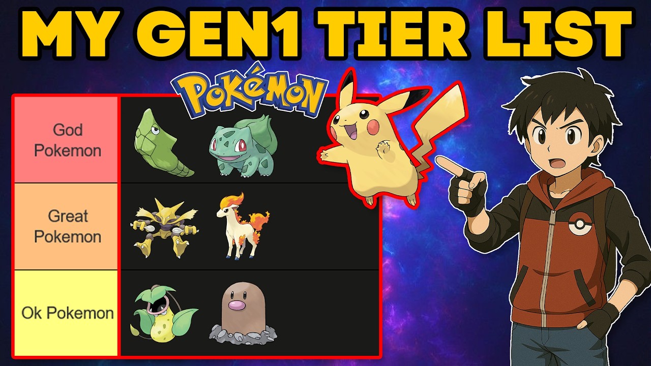 Ranking All 151 Original Pokémon (Part 1)