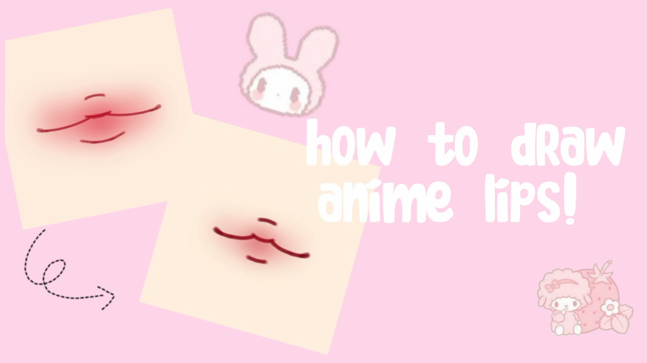 How to draw anime lips in Ibis Paint X👹