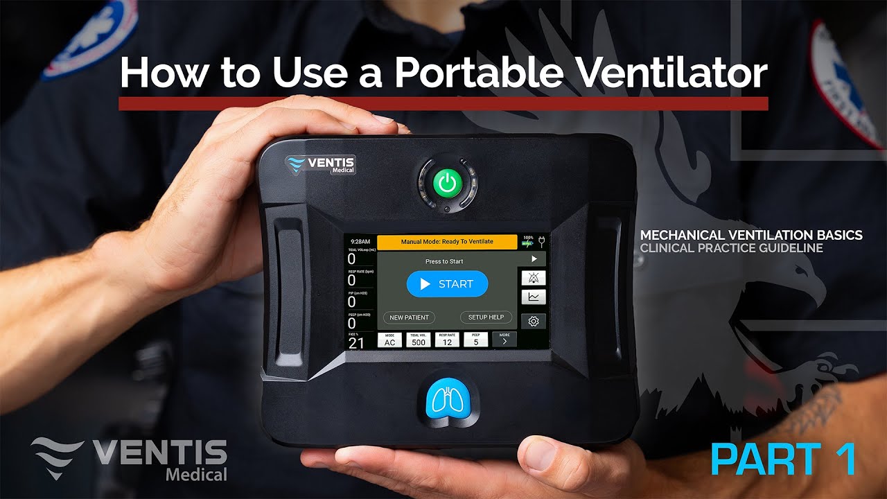 How to Use a Portable Ventilator Part 1 #bethedifference