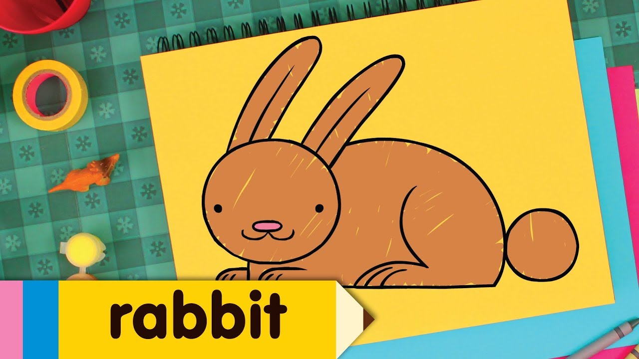How To Draw A Rabbit | Step By Step Drawing Lesson for Kids